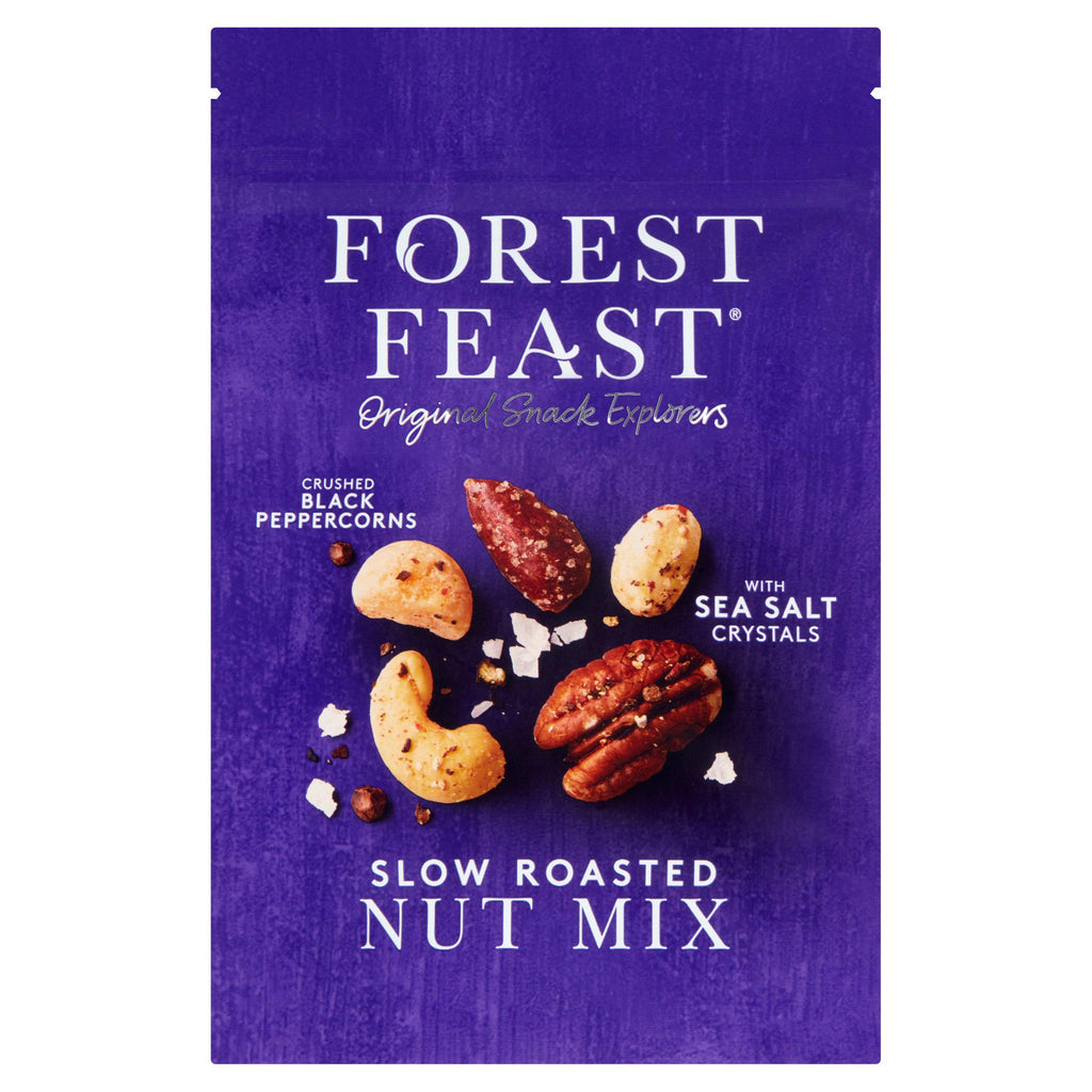 Forest Feast Slow Roasted Sea Salt & Black Peppercorn Nut Mix 120g