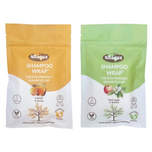 Nilaqua shampoo wrap Oatmilk Honey Apple Jasmine 2 pack - British product