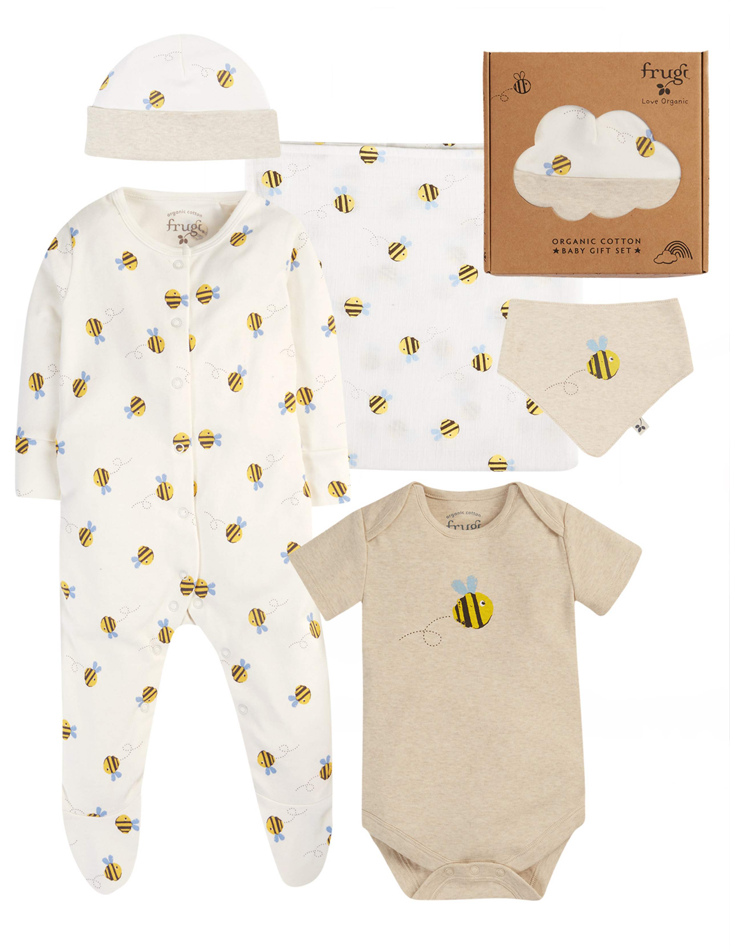 Frugi babgavesett bi-design 5-delt, britisk versjon
