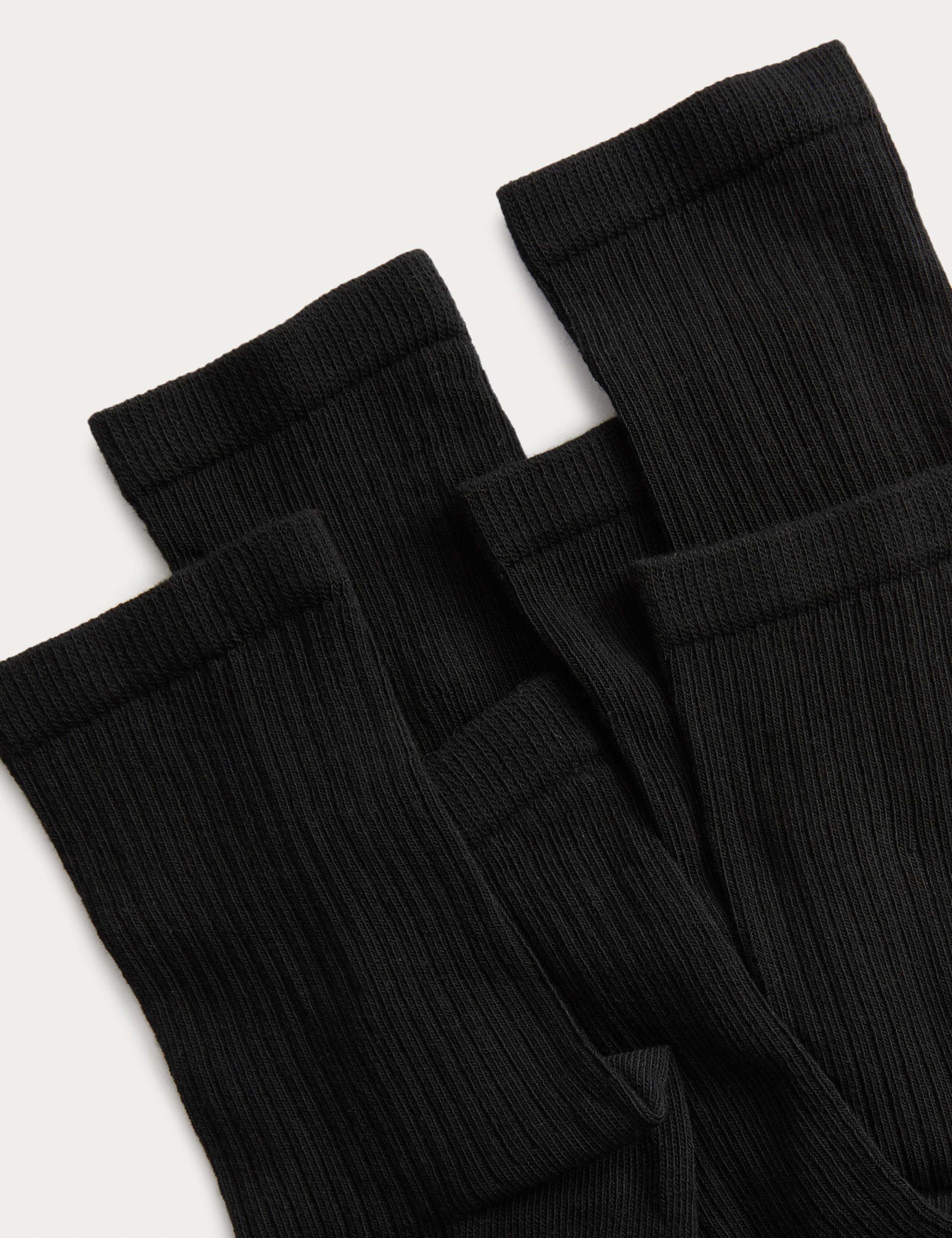 M&S 5pk cotton rich ribbed ankle high socks, imported from the UK
