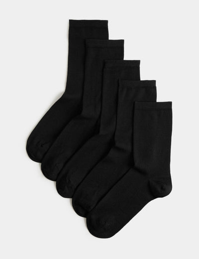 M&S M&S SuperSoft Ankle Socks 5 Pack- Buy online at McGrocer