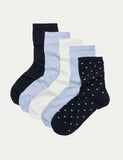 M&S supersoft ankle high socks 5-pack (British brand)
