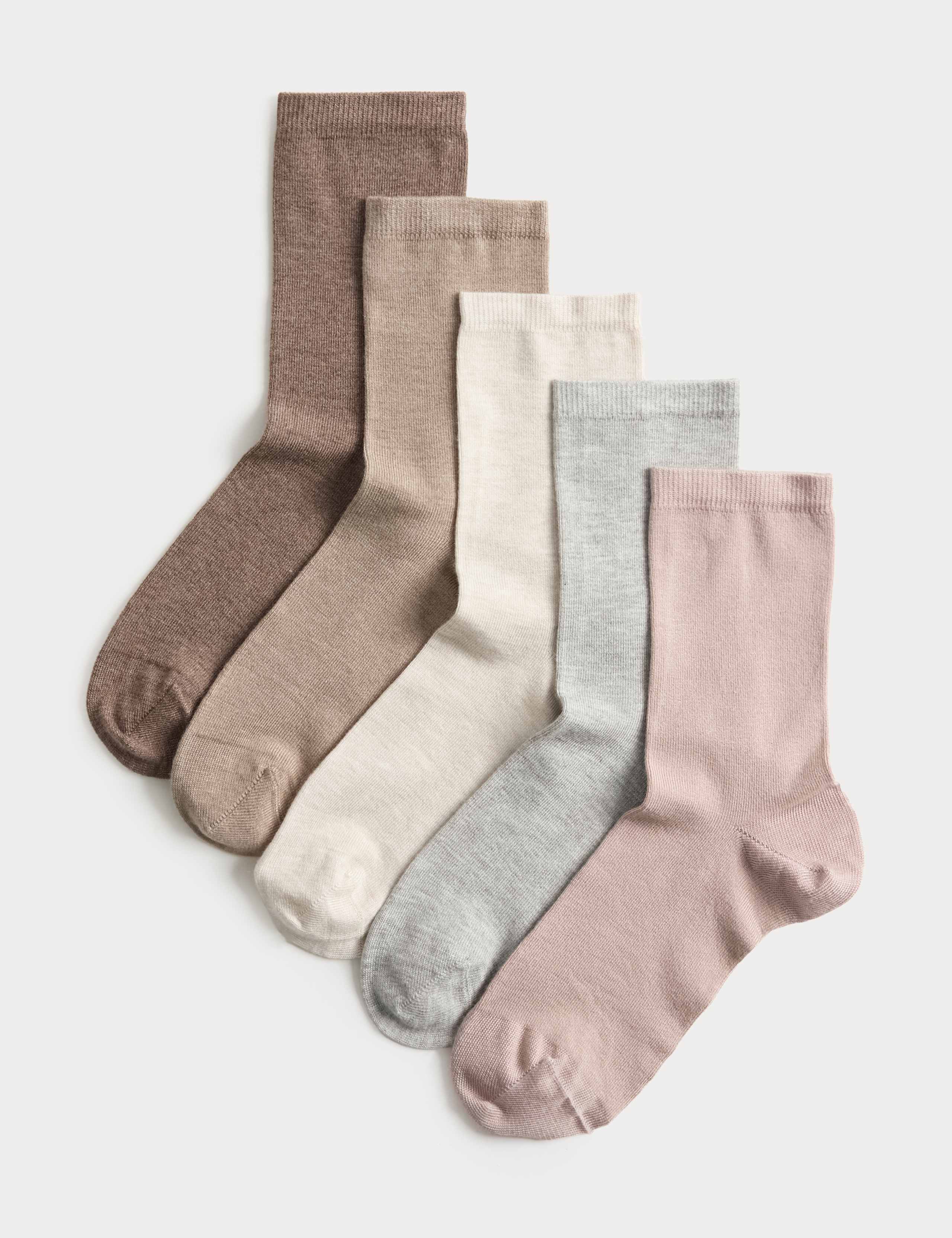 M&S Supersoft ankle high socks 5-pack (British brand)