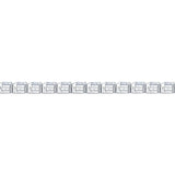 6.00ctw Round Brilliant Cut Diamond Tennis Bracelet, 18ct White Gold