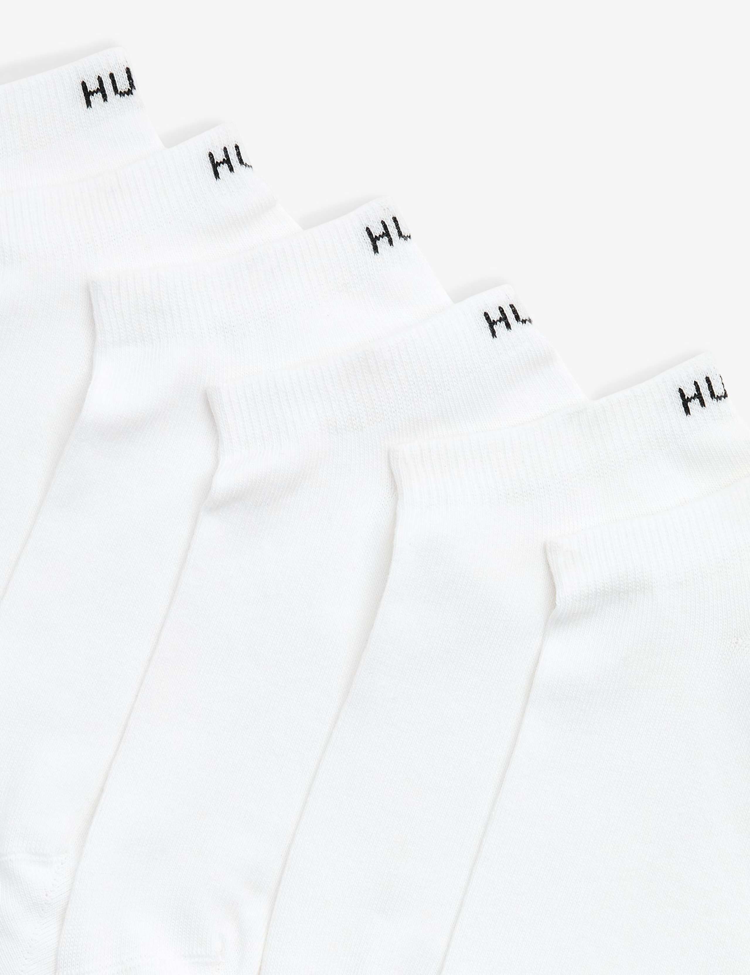 HUGO cotton rich logo trainer socks 6 pack - British product