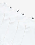 HUGO cotton rich logo trainer socks 6 pack - British product