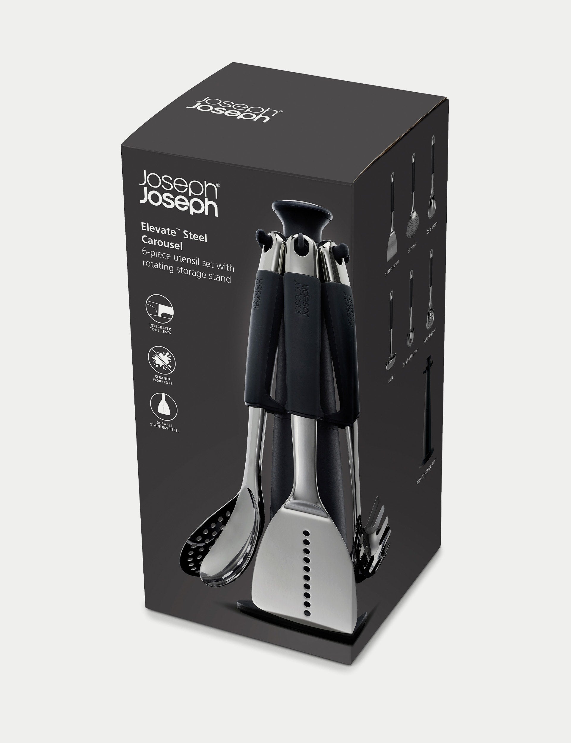 Joseph Joseph Elevate Stainless Steel 6-piece Utensil Set - British product
