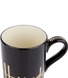 6 BLACK LOGO MUGS