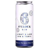 6 O'clock Gin Light & Low Gin & Tonic