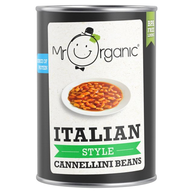 Mr Organic Italian Style Cannellini Beans   400g