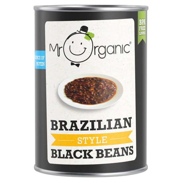 Mr Organic Brazilian Style Black Beans   400g GOODS M&S   