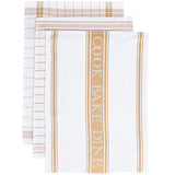 M&S Collection Antibacterial Striped Tea Towels   3 per pack GOODS M&S   