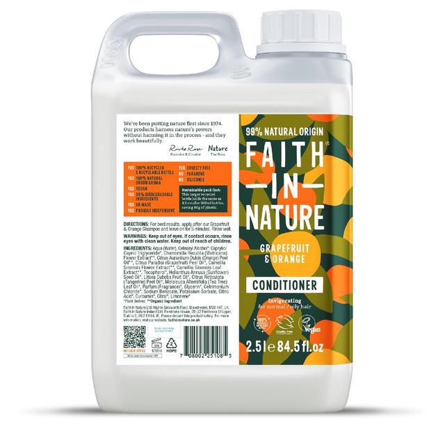 Faith In Nature Grapefruit & Orange Conditioner   2.5L GOODS M&S   