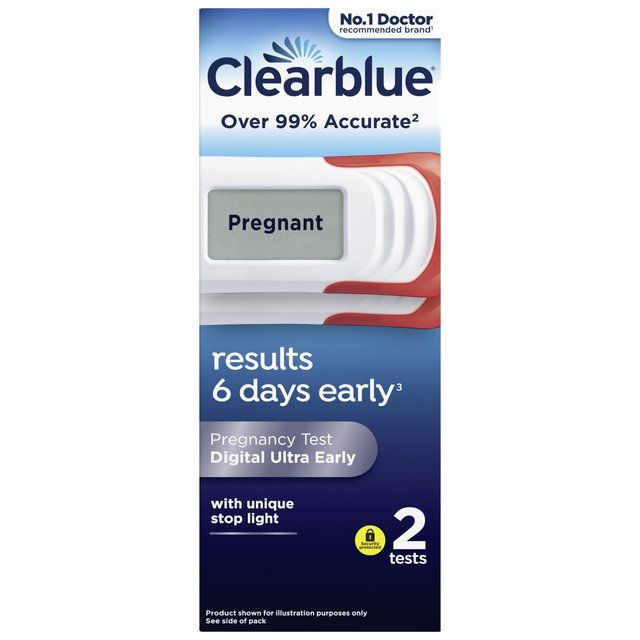 Clearblue Digital Ultra Early Pregnancy Tests   2 per pack GOODS M&S   