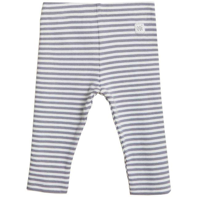 M&S Collection Cotton Rich Striped Ribbed Leggings Multi 0-12 Months