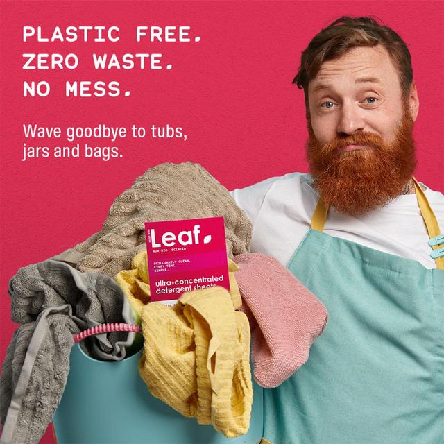 Wash with Leaf Non Bio Laundry Sheets 25   25 per pack