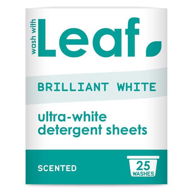 Wash with Leaf Brilliant White 25 Sheets   25 per pack