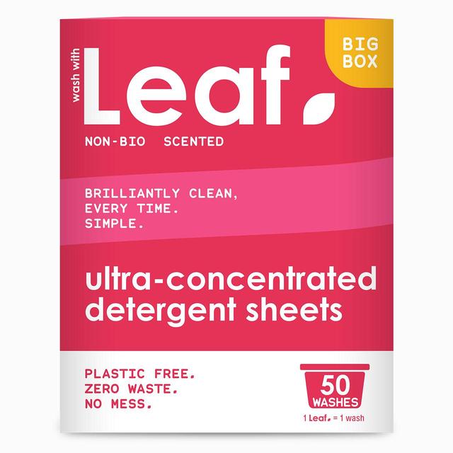 Wash with Leaf Non Bio Laundry Sheets 50   50 per pack GOODS M&S   