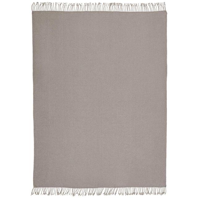 M&S Chenille Throw 1SIZE Light Grey GOODS M&S   