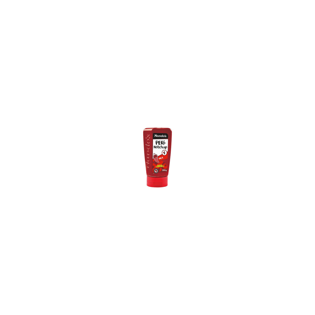Nando's Hot Peri-Ketchup 280g bottle - British product