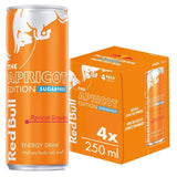 Red Bull Energy Drink Sugar Free Apricot Edition Apricot and Strawberry   4 x 250ml GOODS M&S   