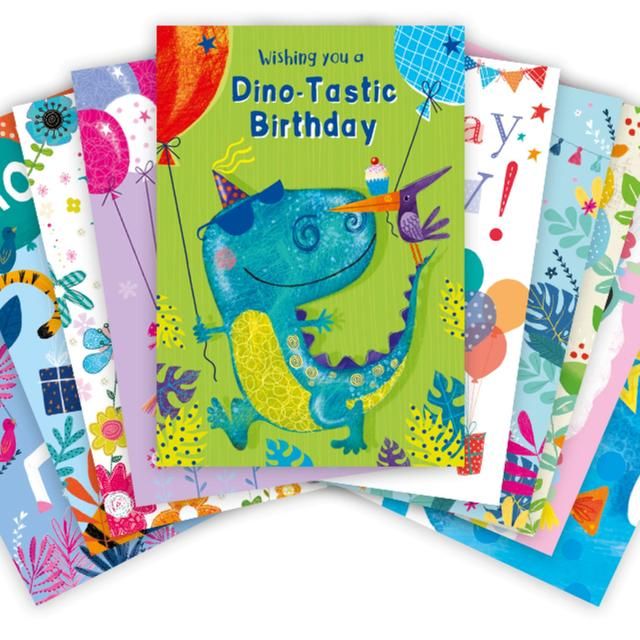 Children's Birthday Cards Bundle   10 per pack GOODS M&S   