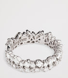 Suzanne Kalan princess eternity ring white gold diamonds (British brand)