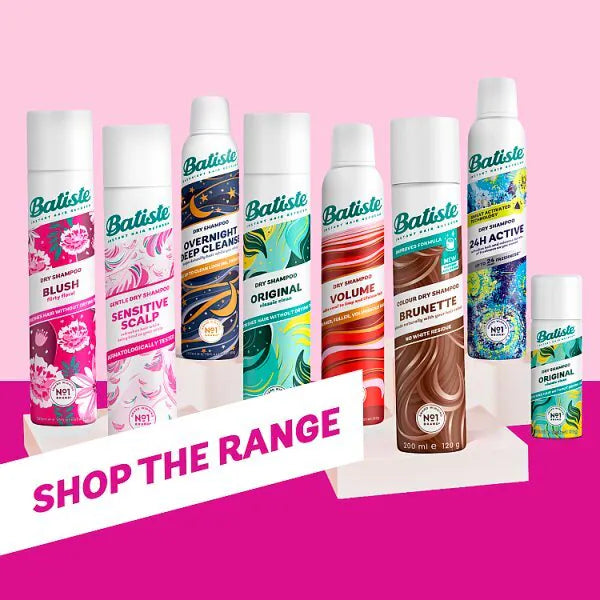 Batiste 24H Fresh Dry Shampoo Touch Activated Technology - British product