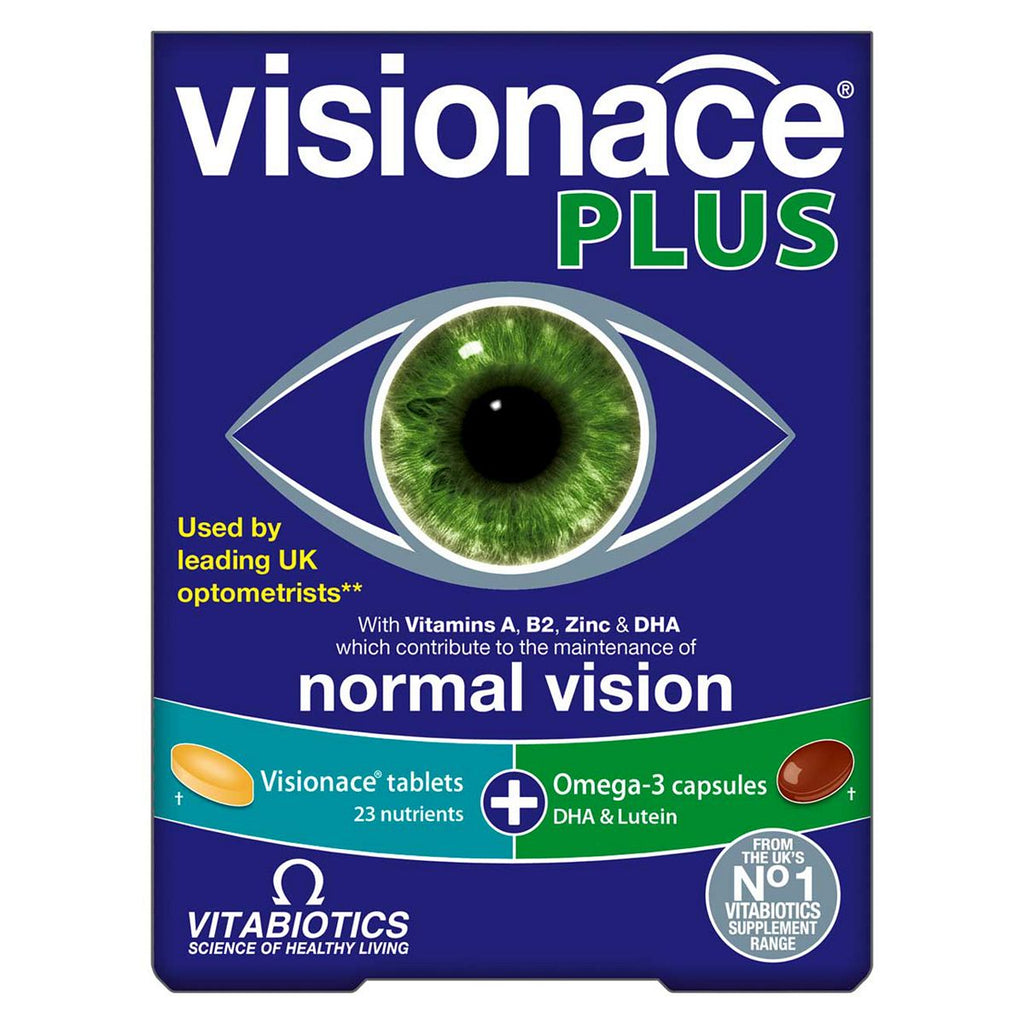 Vitabiotics Visionace Plus Omega-3 - 56 Tablets