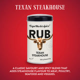 Cape Herb & Spice Rub Texan Steakhouse Seasoning 100g