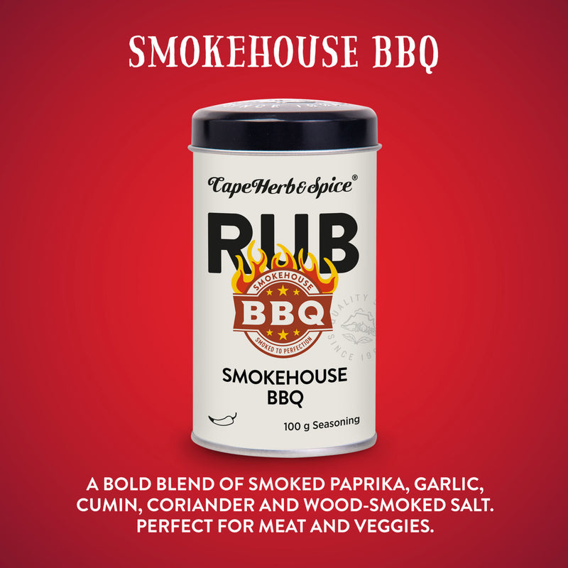 Cape Herb & Spice Smokehouse BBQ seasoning 100g, UK version