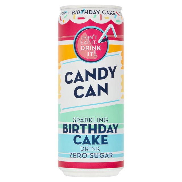 Candy Can Birthday Cake Zero Sugar 330ml   330ml GOODS M&S   