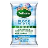 Zoflora Mountain Air Large Floor Wipes Pet Friendly   15 per pack GOODS M&S   