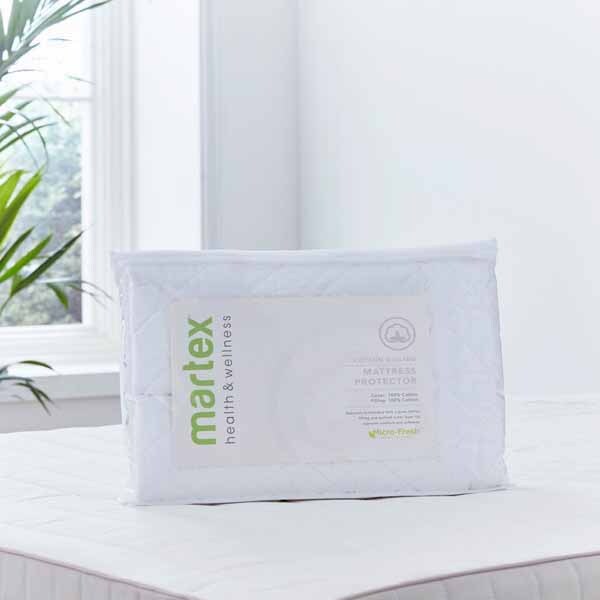 Martex Health & Wellness Cotton Mattress Protector King GOODS Superdrug   