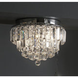 Argos Home Opulence crystal flush ceiling light - British product