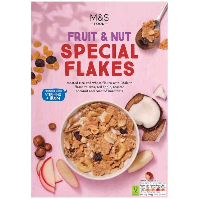 M&S Fruit & Nut Special Flakes   450g GOODS M&S   