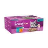 Whiskas 1+ Adult Wet Cat Food Pouches Surf & Turf Duo in Jelly   80 x 85g GOODS M&S   