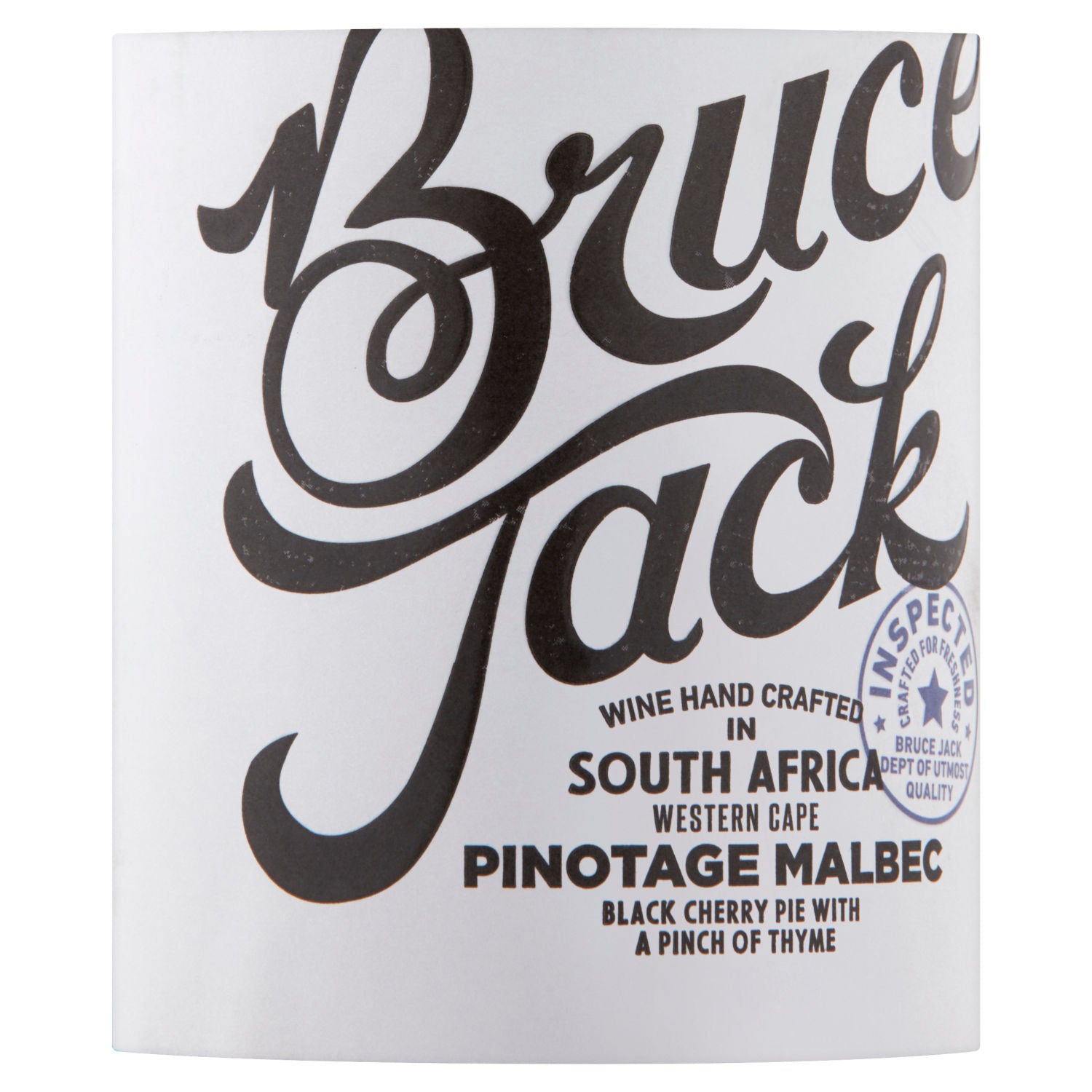 Bruce Jack Pinotage Malbec red wine 750ml - British product