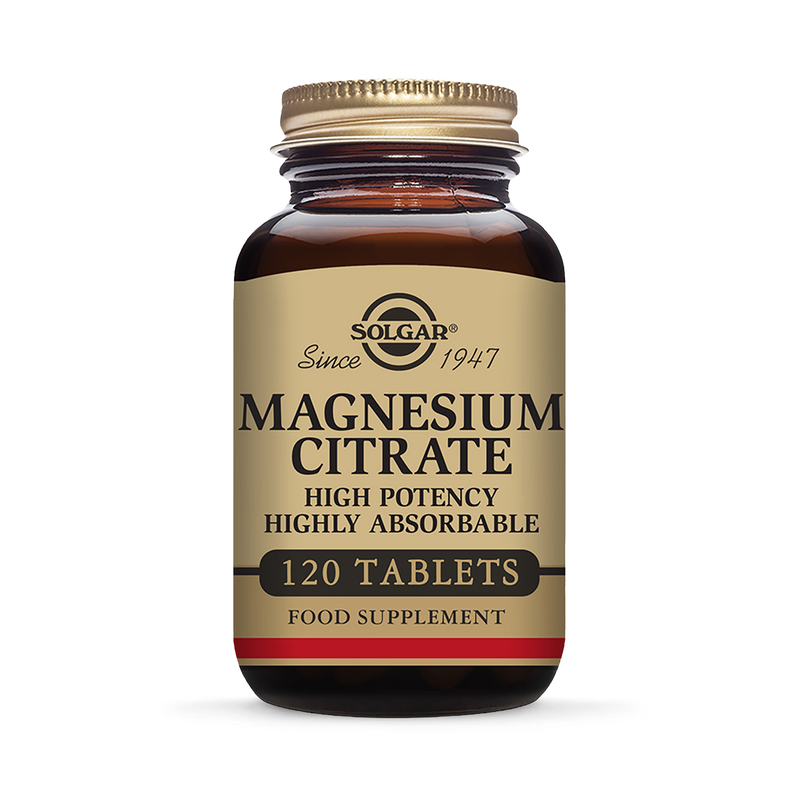 Solgar Magnesium Citrate Tablets 120 (British brand)