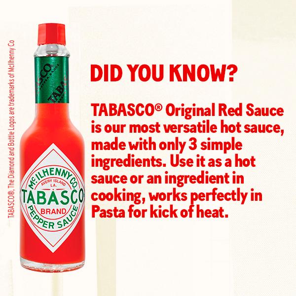 Tabasco original red pepper hot sauce 57ml - British product