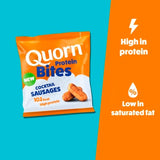 Quorn protein bites cocktail sausages 49g - British product
