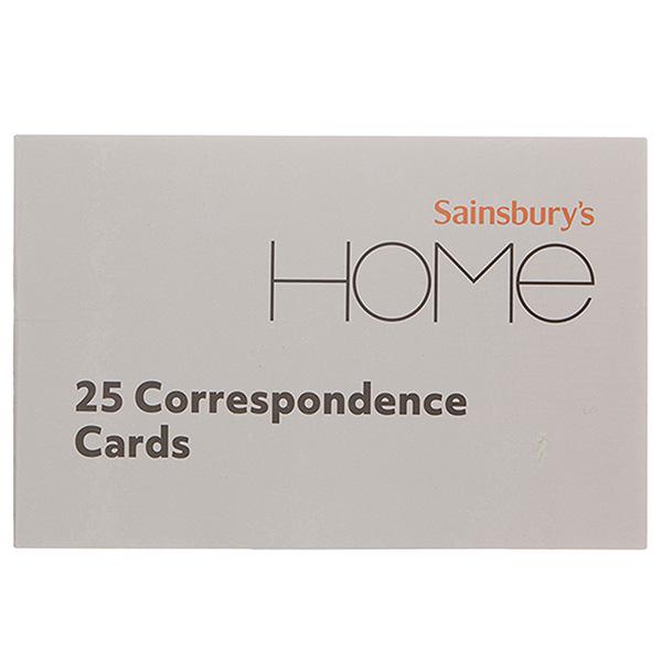 Sainsbury's correspondence cards 25pk (British brand)