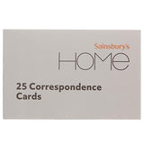 Sainsbury's correspondence cards 25pk (British brand)