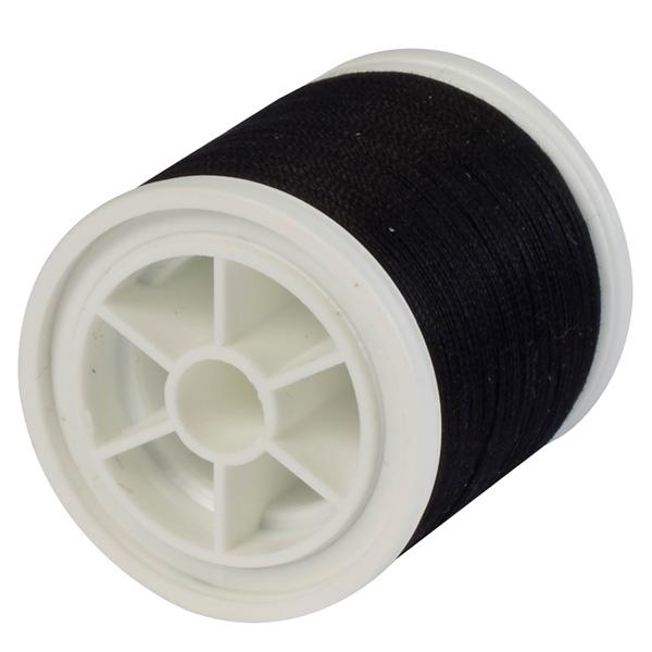 Korbond black cotton thread 200m, imported from the UK