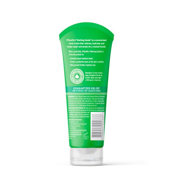 O'Keeffe's Working Hands hand cream 85g, imported from the UK