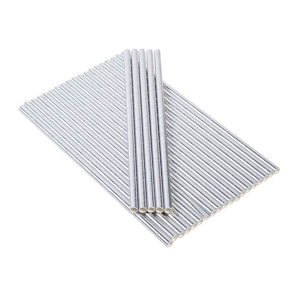 Sainsbury's silver straws pack of 25 - British product