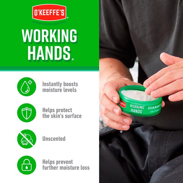 O'Keeffe's Working Hands hand cream 96g for dry skin (British brand)