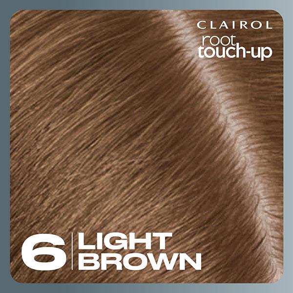 Clairol Root Touch-Up Light Brown 6 hair dye - British product