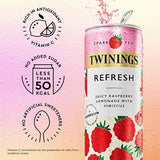 Twinings sparkling tea raspberry lemonade hibiscus 250ml, UK version