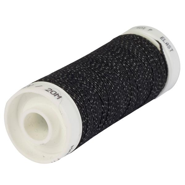Korbond black shirring elastic 20m (British brand)